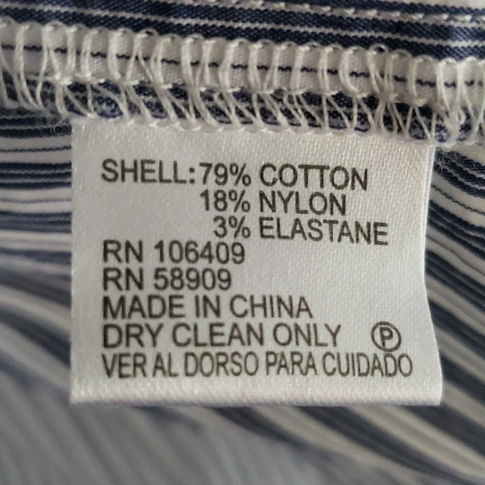 Cremieux Niko Striped Ruffle Off Shoulder Dress XS - Picture 8 of 8